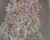お弁当。豚肉と玉ねぎ甘酢炒め作り方4写真