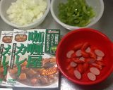しっとりカレーチャーハン【レトルトで】作り方1写真