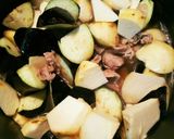 だしの素で簡単！里芋となすと豚肉の煮物作り方8写真