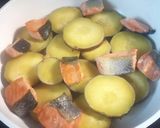 秋の恵み♪さつまいもと鮭のクリーム煮作り方5写真