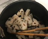 レンコンとこんにゃくの炒め煮作り方2写真
