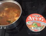 ひとりスンドゥブ鍋風ラーメン作り方4写真