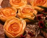 餃子の皮で♡薔薇のアップルパイ作り方14写真