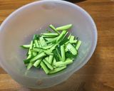 素材1ツ☆きゅうりの粒マスカレーサラダ作り方1写真