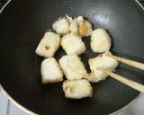 もっちり☆揚げ焼き豆腐きのこあんかけ作り方7写真
