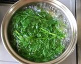 人参葉の炒り煮作り方1写真