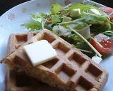 朝食用 全粒粉ワッフル（アメリカン）作り方2写真