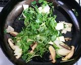豆苗入り中華風炊き込みご飯作り方3写真