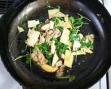 豆苗入り中華風炊き込みご飯作り方4写真