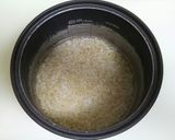 豆苗入り中華風炊き込みご飯作り方5写真