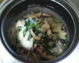 豆苗入り中華風炊き込みご飯作り方6写真