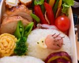 【キャラ弁】ウインナーのハリネズミ弁当作り方1写真