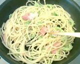 ゴーヤとベーコンのシンプルパスタ♡作り方3写真