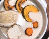 焼き野菜と彩りご飯の゛わける゛シチュー作り方5写真