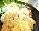 竜田揚げ風生姜焼き＆カラマンシーソース作り方7写真