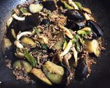 麻婆茄子風おかず作り方4写真