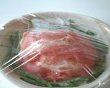 豚しゃぶともやしのレンジ蒸し★5分調理作り方5写真