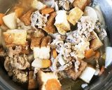 麺つゆで簡単！豚こま大根厚揚げ炒め煮作り方5写真