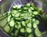簡単☆サバ缶・キュウリ・わかめのサラダ作り方1写真