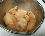鶏むね肉となすのごま生姜炒め作り方1写真