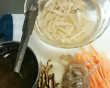 しめじとごぼうの炊き込みご飯作り方2写真
