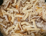 しめじとごぼうの炊き込みご飯作り方4写真