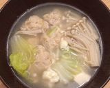 ミツカン「こなべっち」de鶏団子鍋作り方8写真