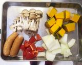 ダシダでがっつりカレースープ作り方1写真