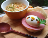 ずぼらに丸ごと！たまごちゃんサンド♪作り方5写真