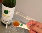 カラマンシーとチアシードのホットドリンク作り方3写真