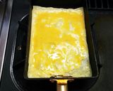 卵1つで♪お弁当ハムロール&チーズロール作り方1写真