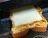 卵お豆腐inたらこのトースト！作り方5写真