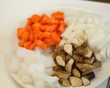 富樫精肉店の特製もつ煮込み作り方1写真
