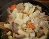富樫精肉店の特製もつ煮込み作り方3写真