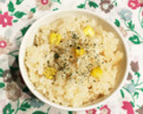 おひとりさまのスープの素で炊き込みご飯作り方9写真