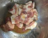 〃肉だけの酢豚作り方1写真
