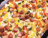 天板いっぱいのピザトースト作り方9写真