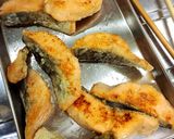 鮭の生姜バター醤油の照り焼き作り方10写真