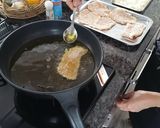 ミラノ風カツレツ オリーブオイル揚げ作り方5写真