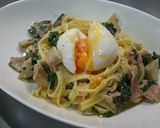 簡単食材で人気カフェ風カルボナーラ作り方16写真