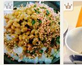 納豆ふりかけマヨネーズ♥朝食ランチご飯丼作り方7写真
