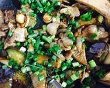 簡単!豚肉とナスとキノコの中華炒め作り方7写真