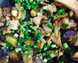 簡単！豚肉とナスとキノコの中華炒め作り方7写真