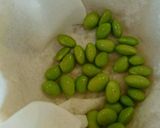 簡単☆ダシダで枝豆のだし巻き玉子作り方1写真