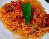 塩さんまde☆トマトソースパスタ作り方8写真