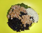 みず菜のネバとろサラダ☆作り方1写真