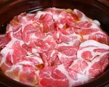 あごだしでシメまで簡単うまうま肉豆腐鍋作り方1写真