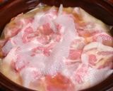あごだしでシメまで簡単うまうま肉豆腐鍋作り方2写真