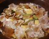 あごだしでシメまで簡単うまうま肉豆腐鍋作り方4写真