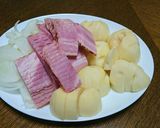 炊飯器で簡単⭐ ポテトグラタン ⭐ペンネ作り方1写真